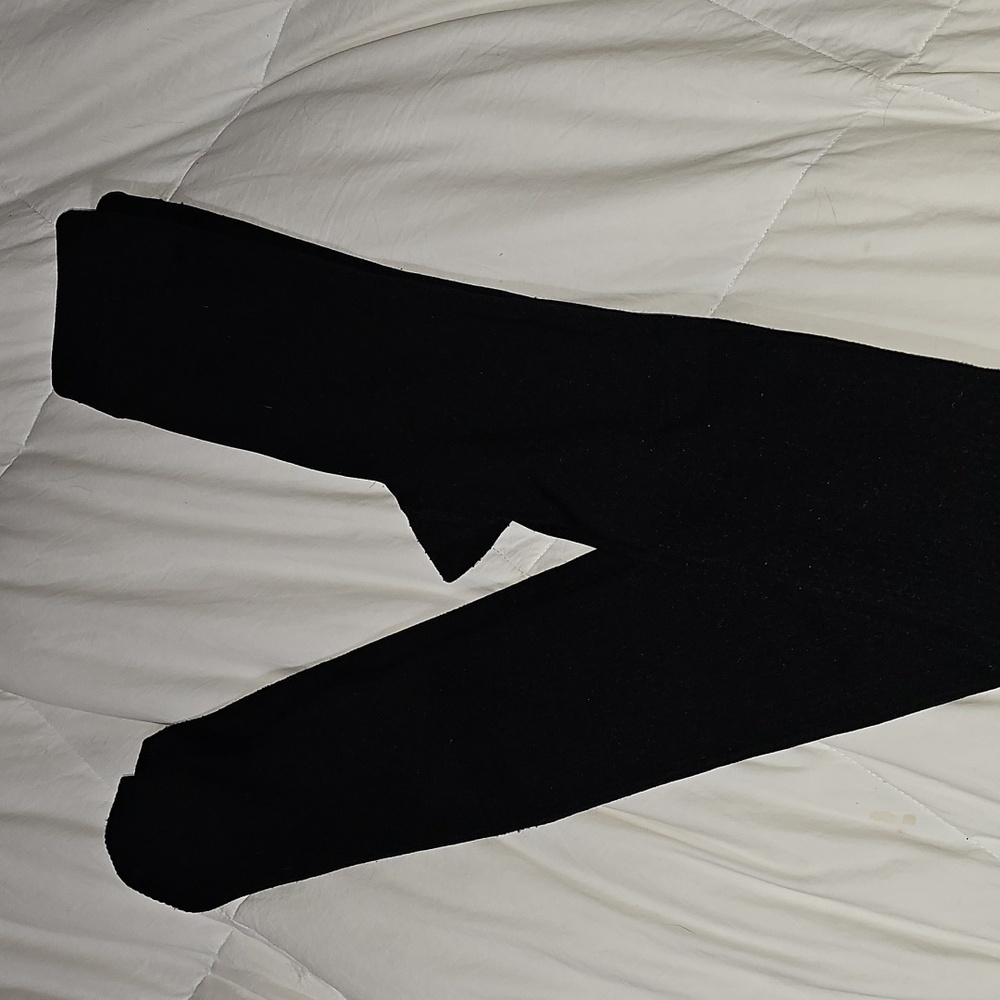 A New Day Womens Sz S/M Black Fleece Lined Sweater Tights!! So Soft!